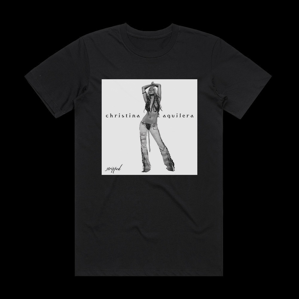 Christina Aguilera Stripped Album Cover Pop Fan Graphic T-Shirt